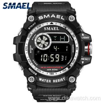 SMAEL Military Digital Watches Men Alarm Waterproof Watch